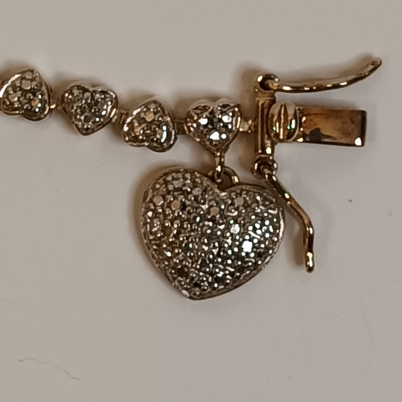 HEART DIAMOND BRACELET - Picture 2 of 11